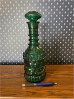 Vintage Green Bottle W/Stopper