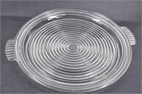 Round Glass Serving Tray/Cake Plate