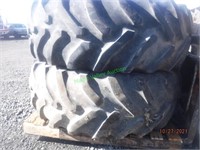 2 Goodyear Tractor Tires 18.4-26 **BID X 2**