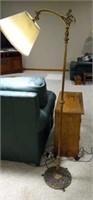 Iron base floor lamp