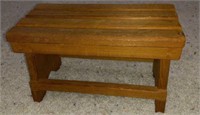 Small Pine footstool 13"  wide