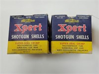 (2) Vintage Western Xpert Shotshell boxes (EMPTY)