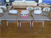 3ea. Student Desks w/ Chairs