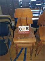 3ea. Wooden Chairs