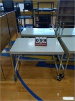 2ea. Metal Electrical Rolling Desks