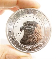 NEW JM BULLION One Ounce .999 Silver Round