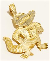 14K UF Gators "Albert" Pendant 1.95g