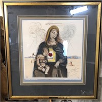 SIGNED/NUMBERED SALVADOR DALI 30 BY 32