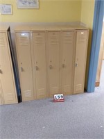 5 Section of Lockers