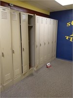 Section of 9 Lockers