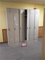 Section of 6 Lockers