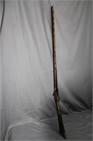 Ball & Cap Kentucky Muzzle loader rifle with Tiger