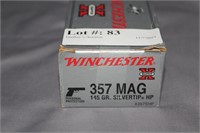 Winchester .357MAg silvertip HP - 50 rounds total