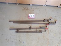 2ea. 4' Clamps, One 40", One 30" Clamp