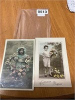 1910 French hand-tinted Postcards