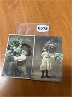 1910 French hand-tinted Postcards