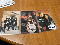 Lot of 3 Beatles postcards
