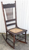 oak cane seat rocker