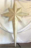 blow mold star, 39"h