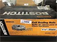 COIL ROOFING NAILS, 1-1/4"
