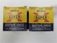 (2) Vintage Western Super X boxes (EMPTY)