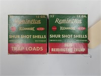 (2) VIntage Remington Kleanbore boxes (EMPTY)