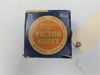 24rds vintage Peters Victor Skeet 16ga shot shells