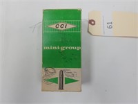 Vintage CCI Mini-group .22LR box (EMPTY)