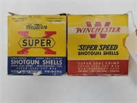 50rds vintage Wester and Winchester 12ga shells