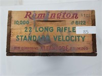 Vintage Remington 10,000rd .22LR ammo crate