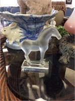 Lalique horse figurine