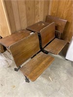 3 Vintage School Desks