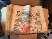 Box of Indianapolis Star Newspapers