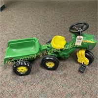 Plastic JD Pedal Tractor