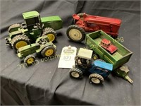 Box of Misc. Tractors & Implements