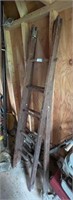 2 PCS Wood Extension Ladder