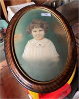 Antique Oval Portrait Picture