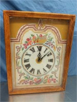Vintage Tapestry Clock