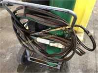 Acetylene cart, torch , hoses