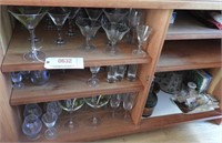 Lot #632 - Large Qty of bar glasses, martini