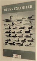 Lot #640 - Ducks Unlimited Decoy poster 36” x24"