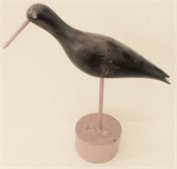 Lot #645 - Plover on stand 11” unsigned