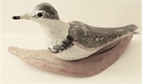 Lot #652 - W.R. Freden 1998 carved mini Gull