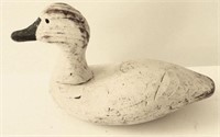 Lot #655 - Miniature carved Swan Decoy branded
