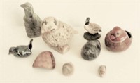 Lot #668 - Selection of miniature carved stone