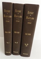 Lot #673 - History of Maryland complete three