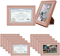 STONCEL Light Pink Picture Frame Set with 12 Pack