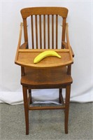 Vintage Wooden High Chair