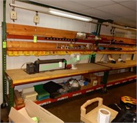 (1) Custom Built Work Bench with Parts Trays