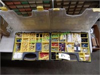 (2) Portable Parts Bins and Contents